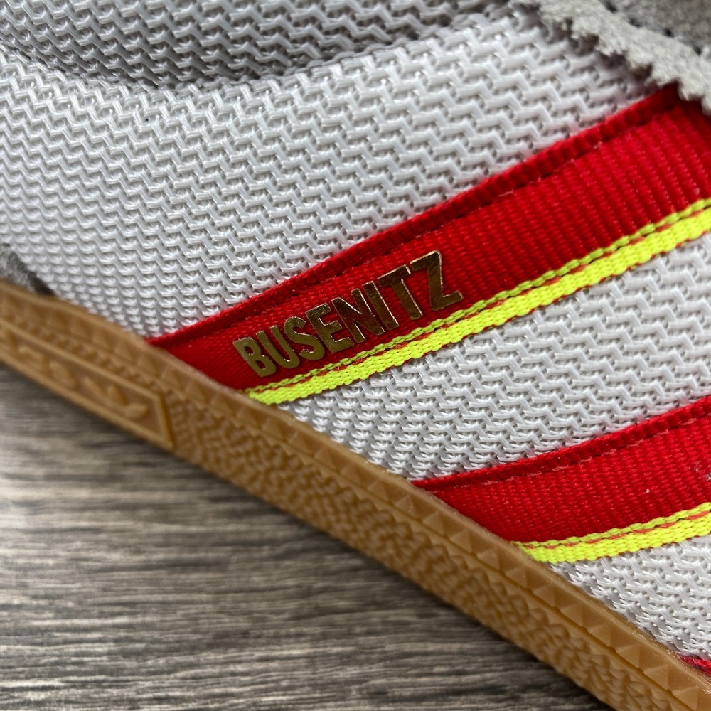 Adidas Busenitz Vintage Men's Size 13 Casual Skateboarding Shoes Grey Red Yellow - Picture 6 of 16